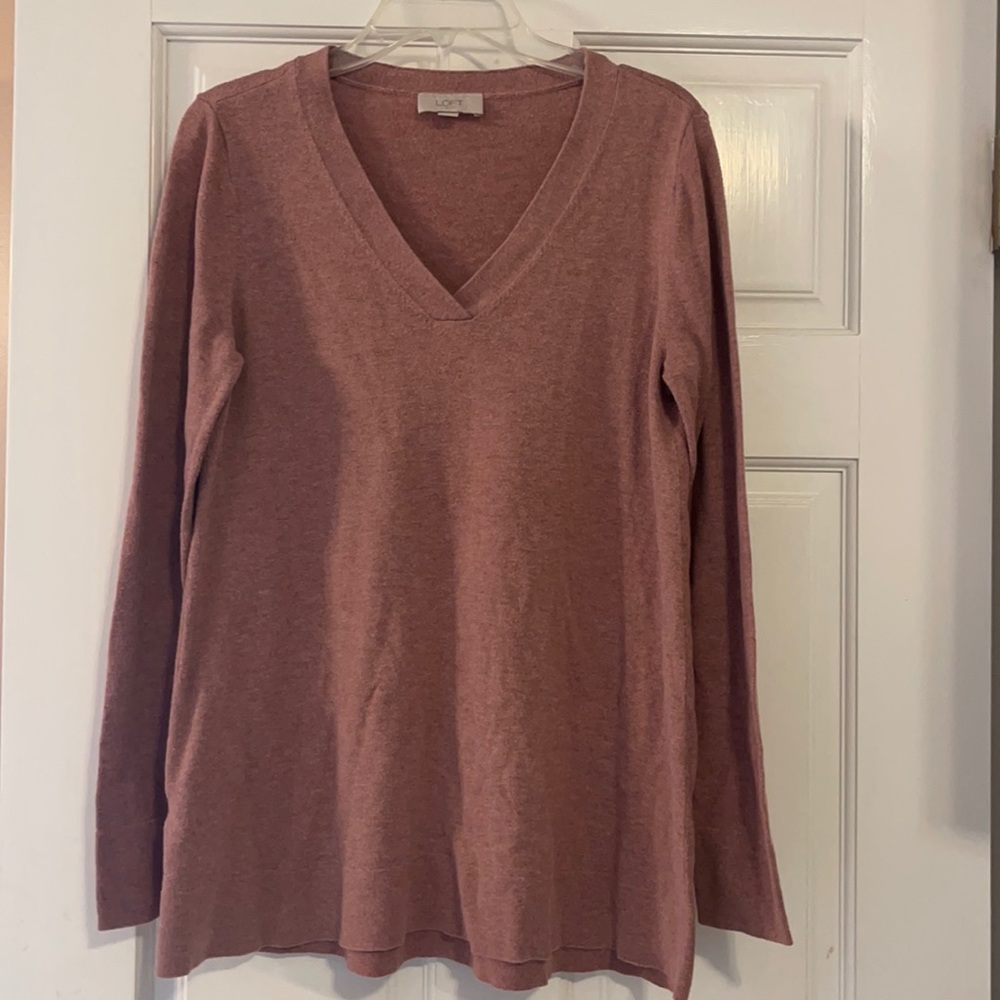 Cute basic plain pink sweater